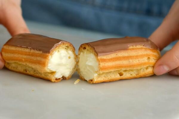 Ekleri kao iz najbolje francuske pekare: Hrskavo testo i mekano kremasto punjenje