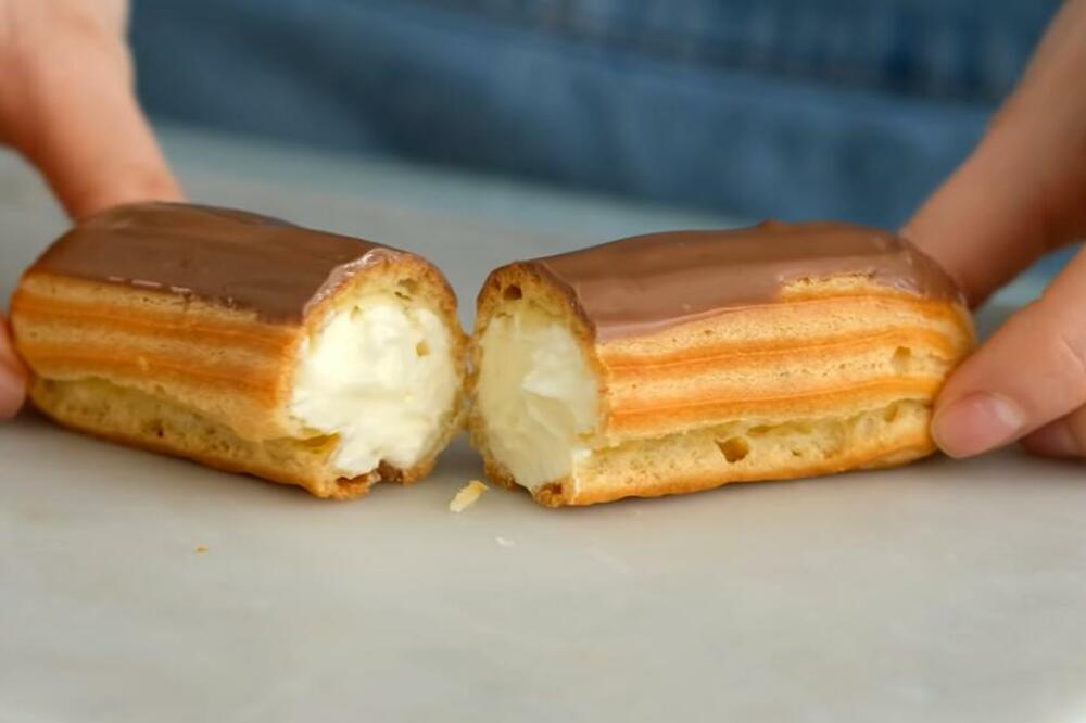 RECEPT ZA DOMAĆE EKLERE KAKVE SAMO FRANCUZI ZNAJU DA SPREME: Najukusniji kolač koji se TOPI U USTIMA