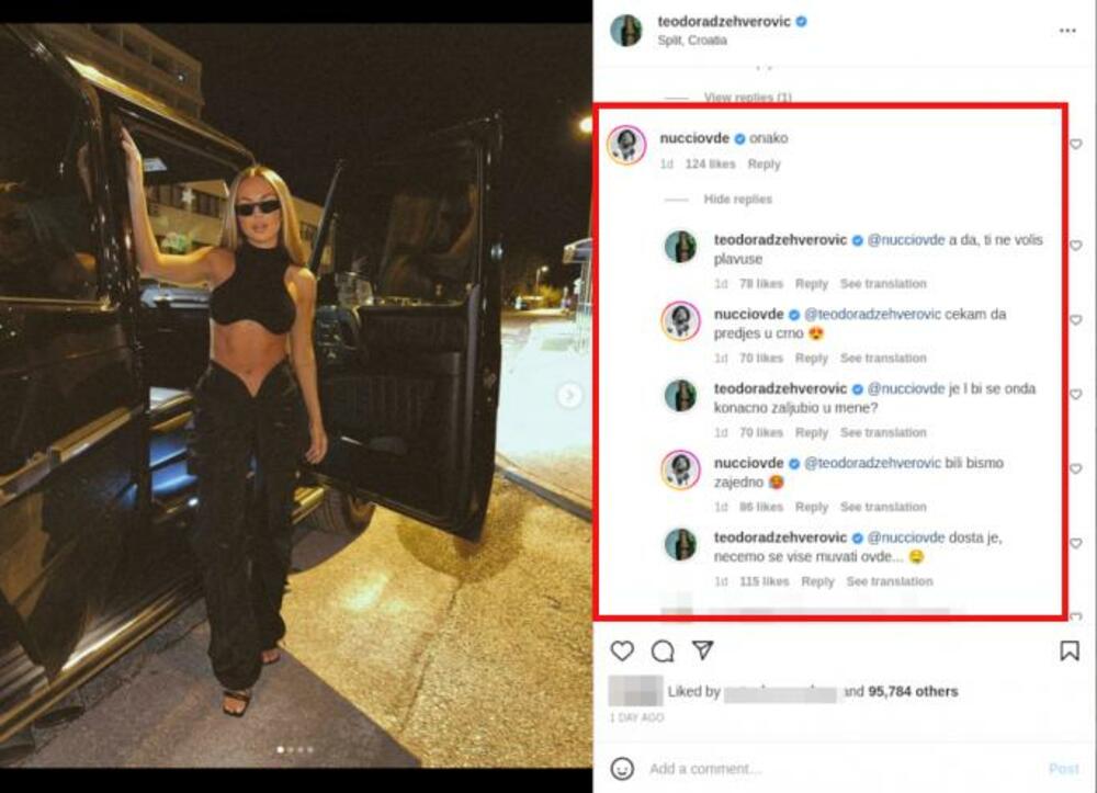 Javno muvanje Teodore i Nućija