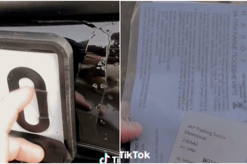 BEOGRAĐANIN "NAMESTIO "DRUGOM VOZAČU KAZNU ZA PARKING: Ako je OVO vaša registracija, U PROBLEMU STE! (VIDEO)