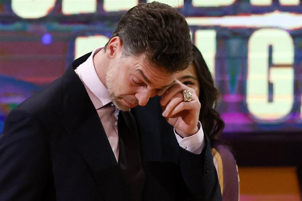 Pau Gasol zaplakao tokom ceremonije