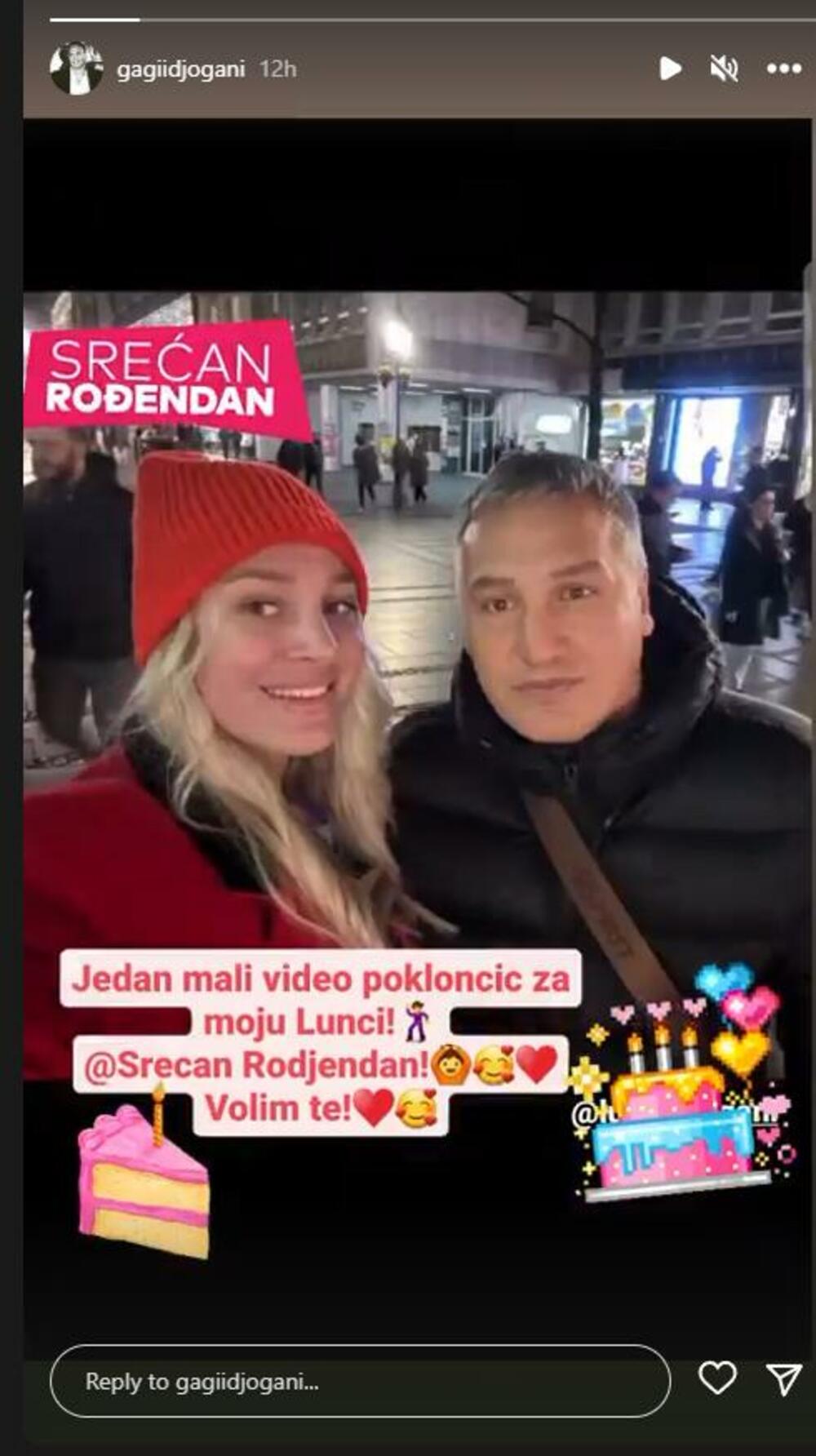Gagi Đogani je čestitao rođendan svojoj ćerki