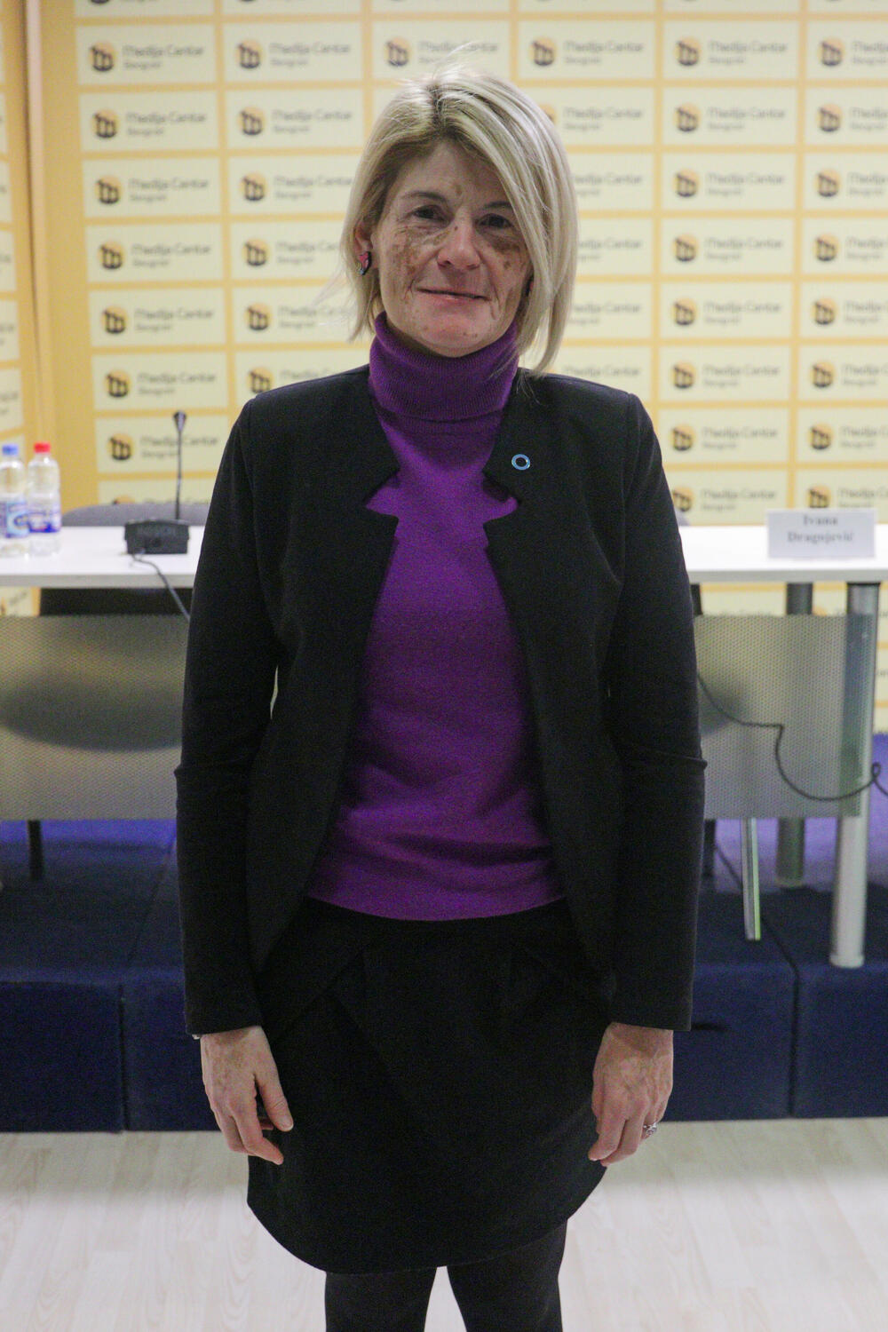 Pres konferencija, medija centar, Bojana Marković