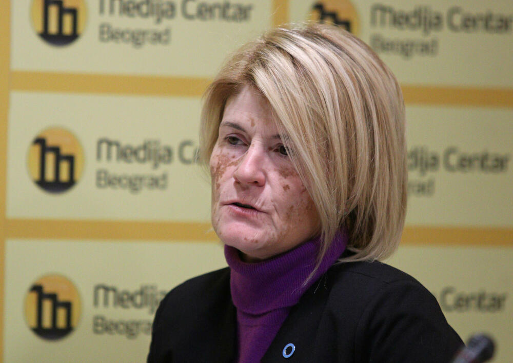Pres konferencija, medija centar, Bojana Marković