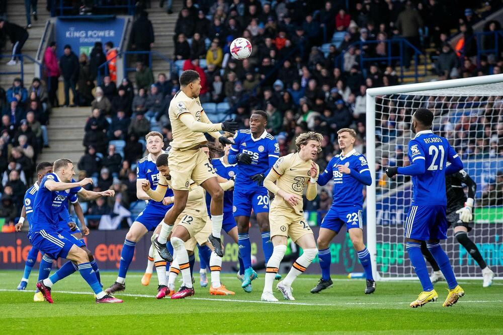 Detalj sa utakmice Lestera i Čelsija