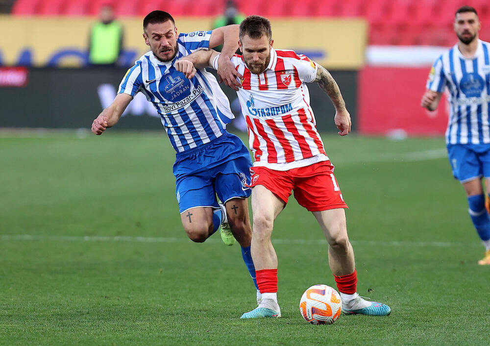 Detalj sa utakmice Crvene zvezde i Novog Pazara