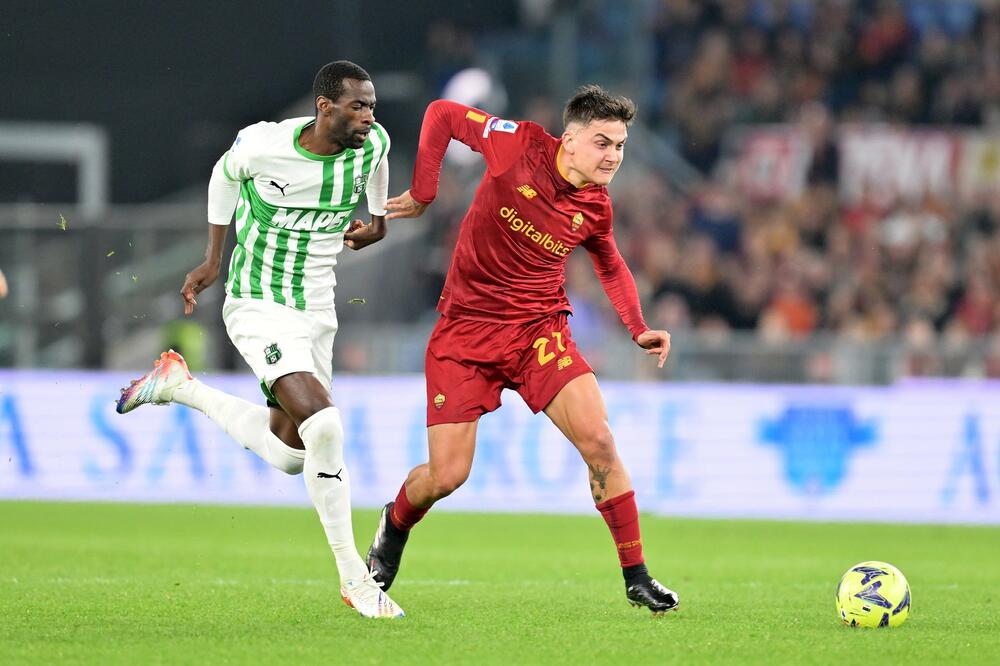 Detalj sa utakmice Rome i Sasuola