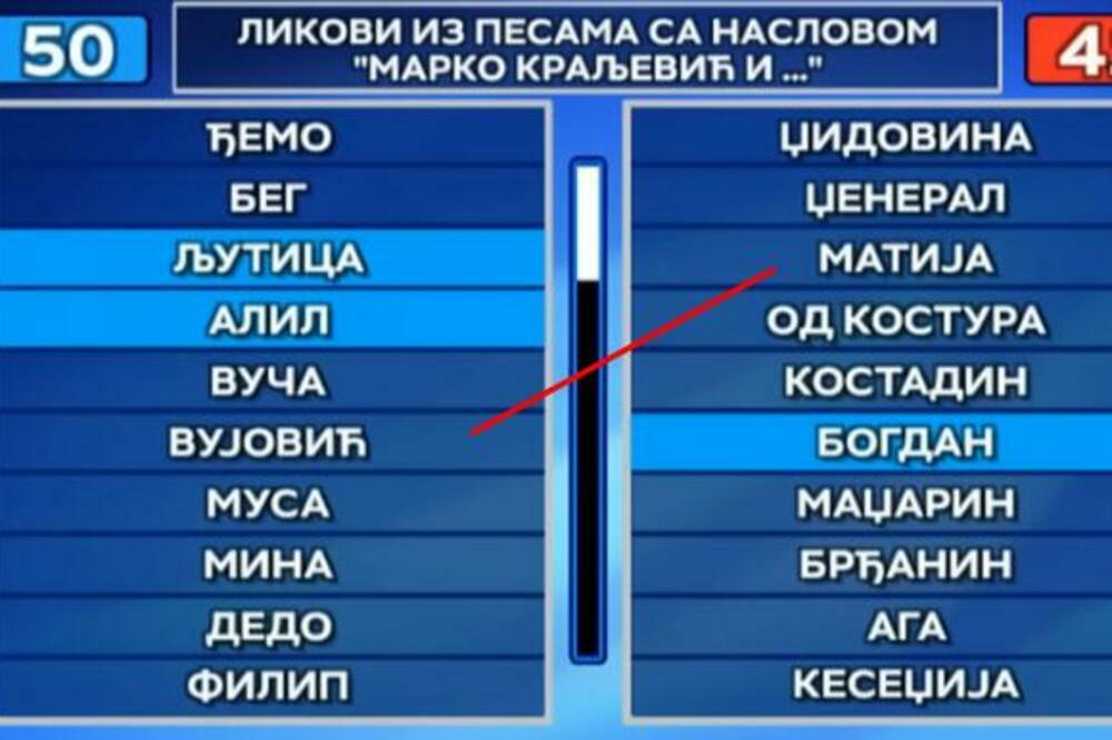 AU, KAKAV BLAM NA RTS-U! U "Slagalici" se ništo slično do sada NIJE DESILO, internet gori od komentara (VIDEO)
