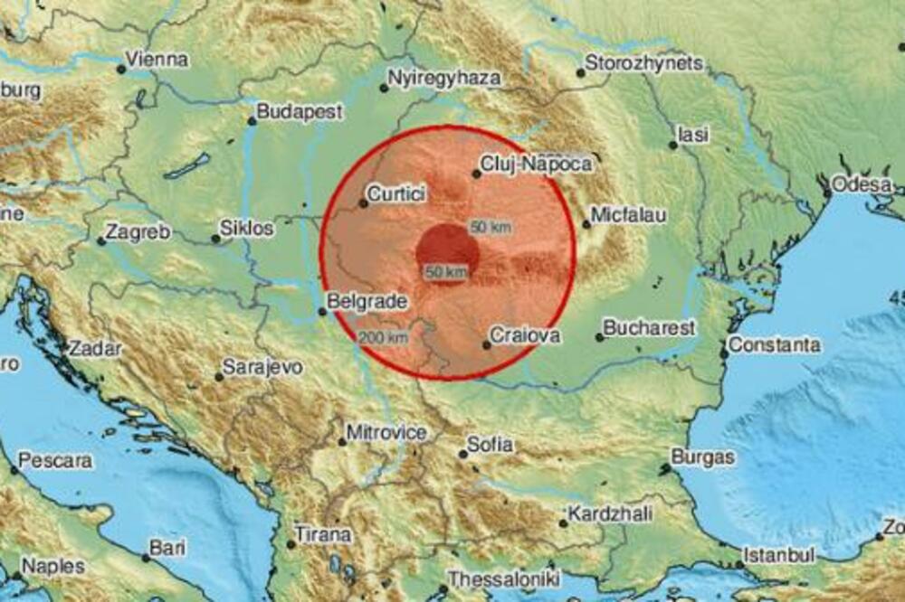 RUMUNIJU OPET POGODIO ZEMLJOTRES! 4,2 rihtera zatreslo OVO MESTO