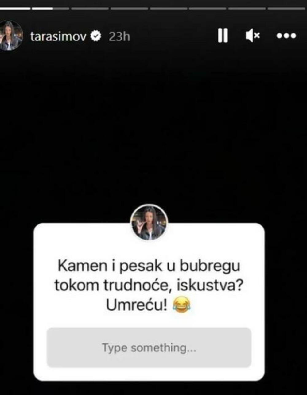 Tara Simov se požalila na tegobe tokom trudnoće
