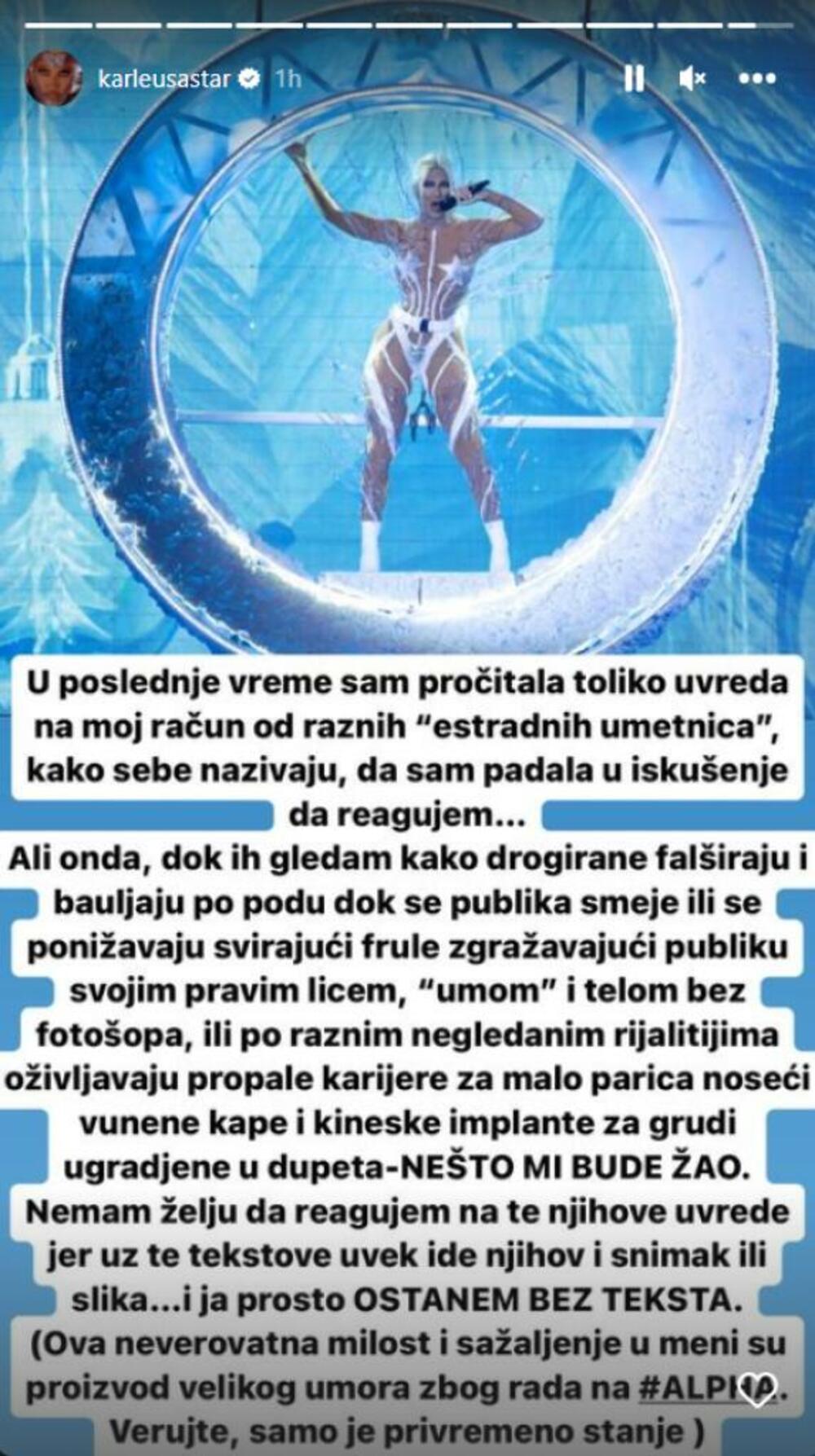 Jelena Karleuša komentarisala koleginice