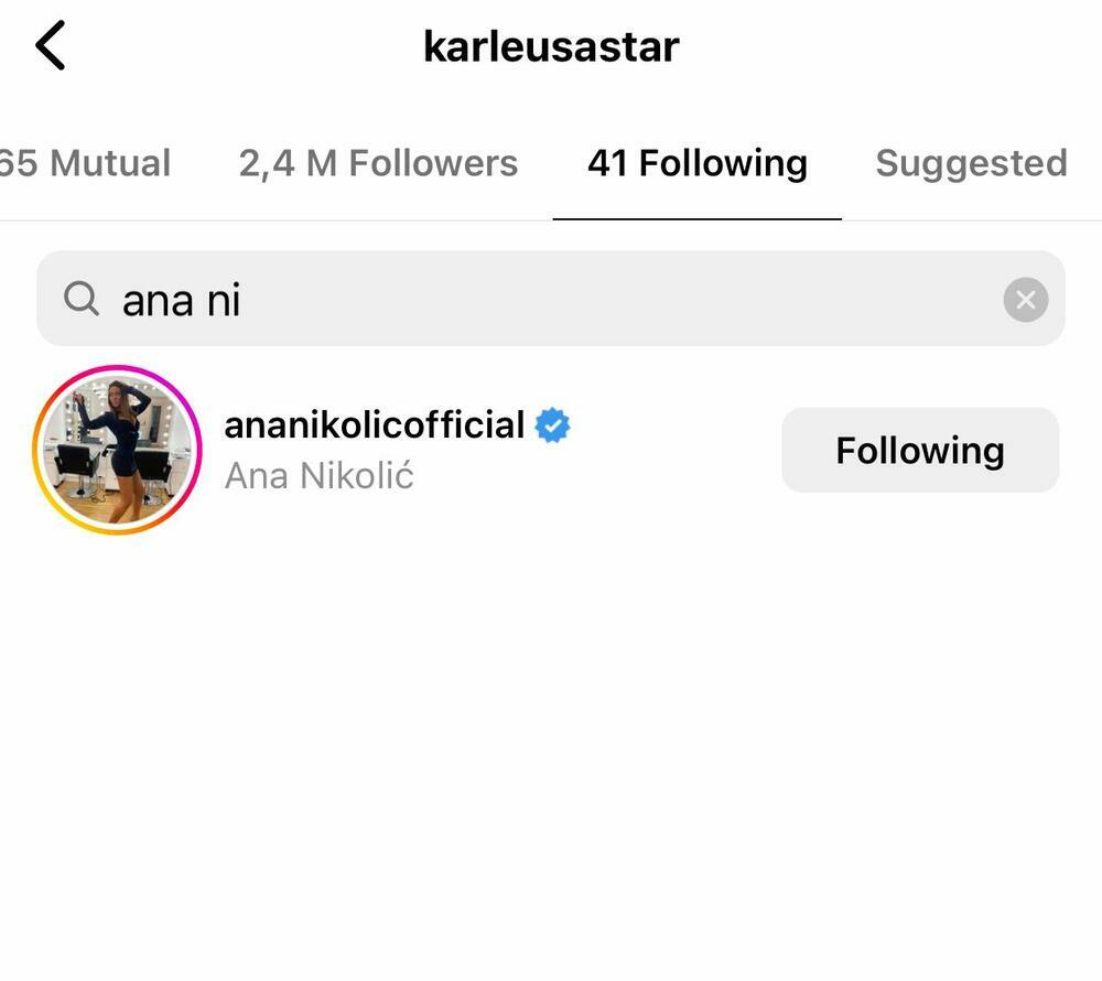 Karleuša zapratila Anu Nikolić