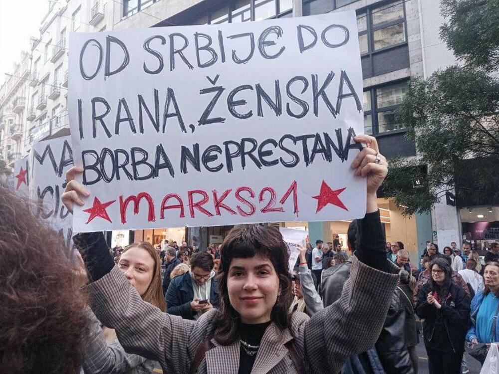 Maša Stojanović, aktivistkinja organizacije Marks21