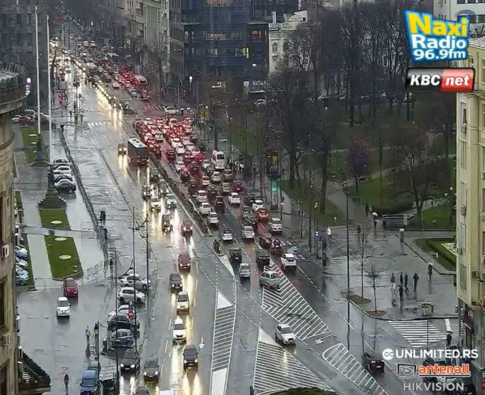Gužva u Beogradu