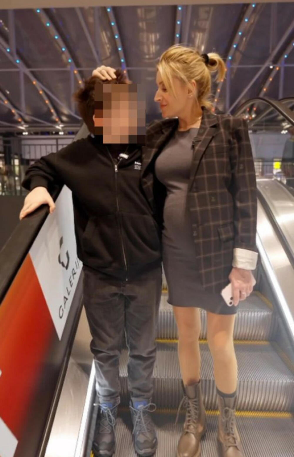 Anđelka Prpić sa sinom