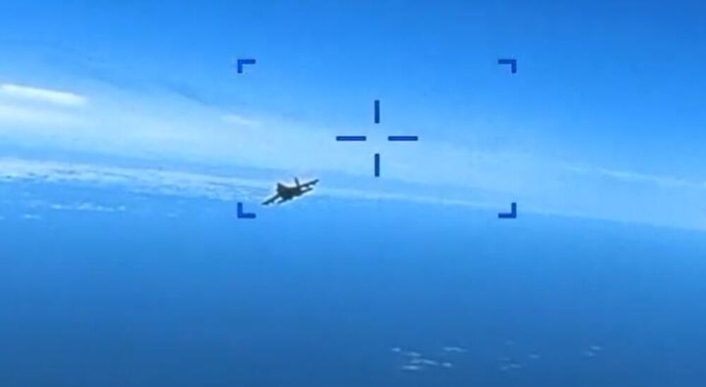 Avion, Obaranje drona, Crno more