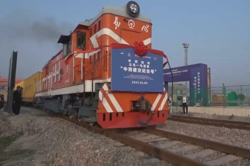 Teretni vozovi između Kine i Evrope povećavaju izvoz iz Jivua (VIDEO)