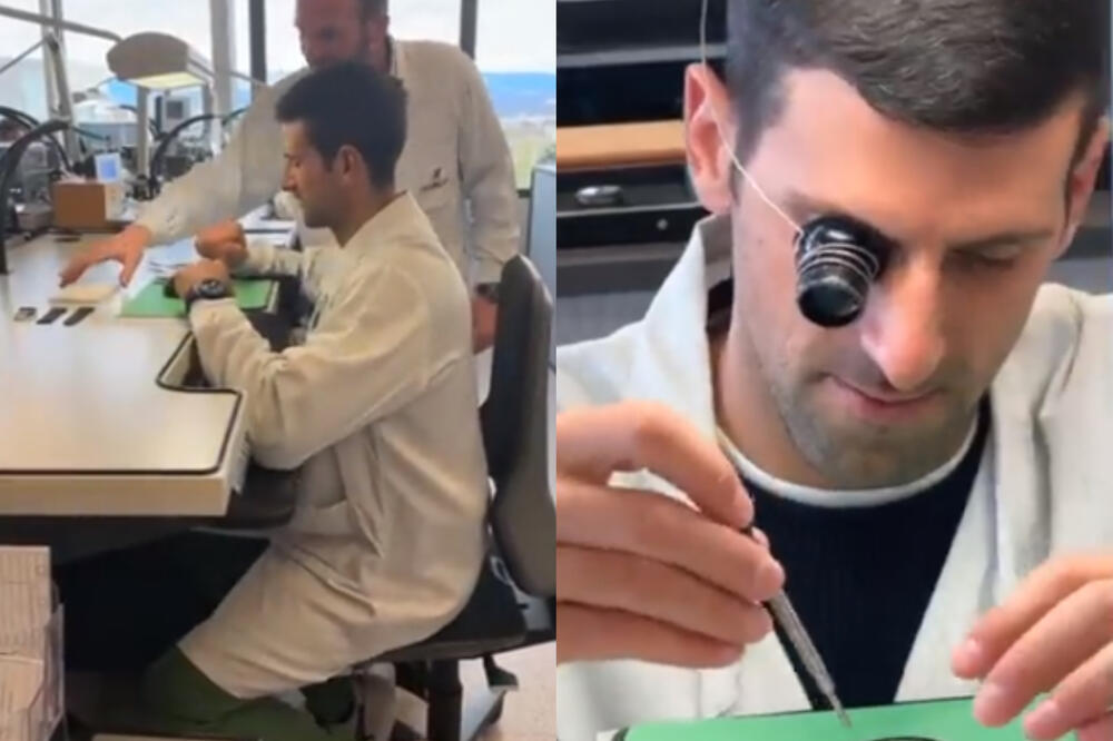 ĐOKOVIĆ KAO NAUČNIK - NIKAD NIJE VIŠE LIČIO NA TESLU: Novak je majstor preciznosti i van teniskog terena! (VIDEO)