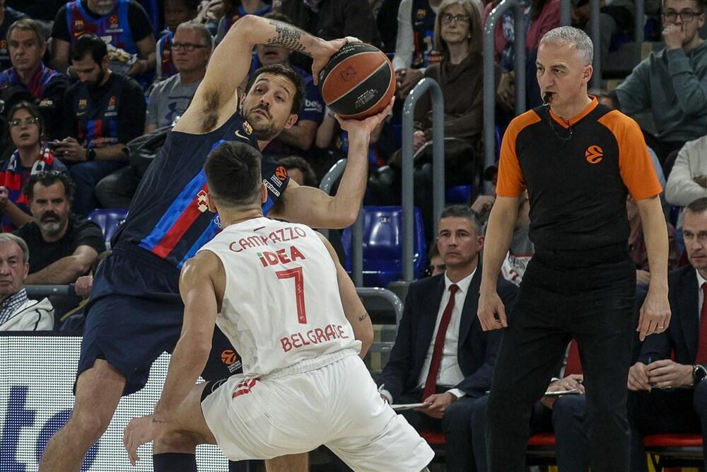 Detalj sa utakmice Barselone i Crvene zvezde