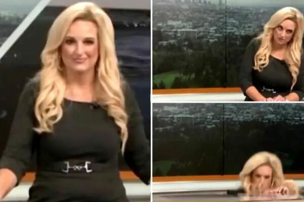 TREBALO JE DA PROČITA PROGNOZU, UMESTO TOGA VODITELJKA SE SRUŠILA KAO SVEĆA: Nastao muk u studiju, odmah (VIDEO)