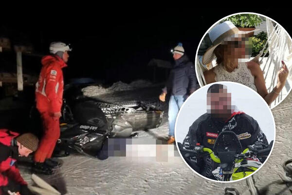 PRVE SLIKE TRAGEDIJE NA KOPAONIKU: Na OVOM mestu su poginuli Irena i Dragan, njegovo telo bilo 20 metara od sanki