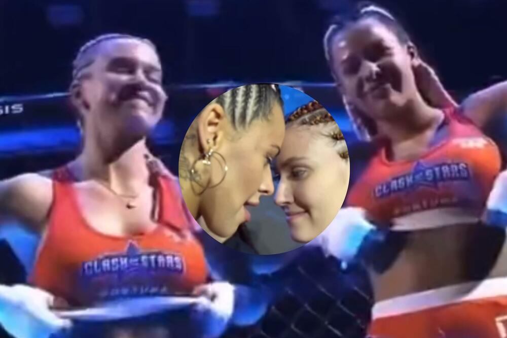 ŠOU KOJI PUBLIKA NIJE OČEKIVALA: Pao VREO POLJUBAC devojaka, a onda svima pokazale GOLE GRUDI! (VIDEO)