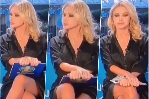 VODITELJKI SEVNULE GAĆICE TOKOM PROGRAMA UŽIVO: Desilo se skroz SLUČAJNO, svi gledaju u NJENO MEĐUNOŽJE (VIDEO)