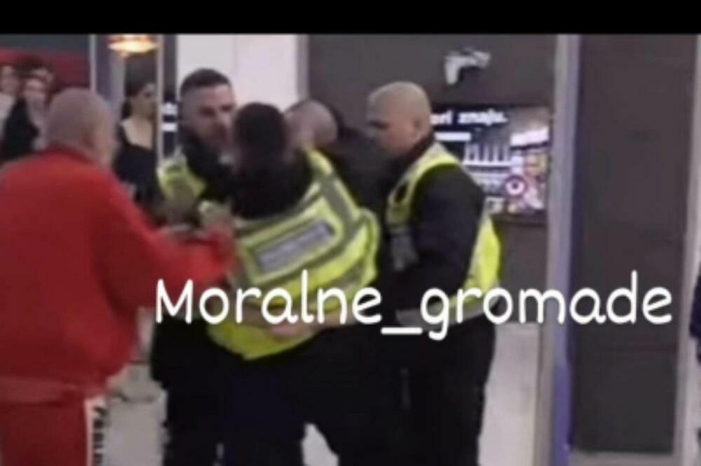 Obezbeđenje je vrlo ponizno postupalo prema Zvezdanu i molilo ga da se smiri