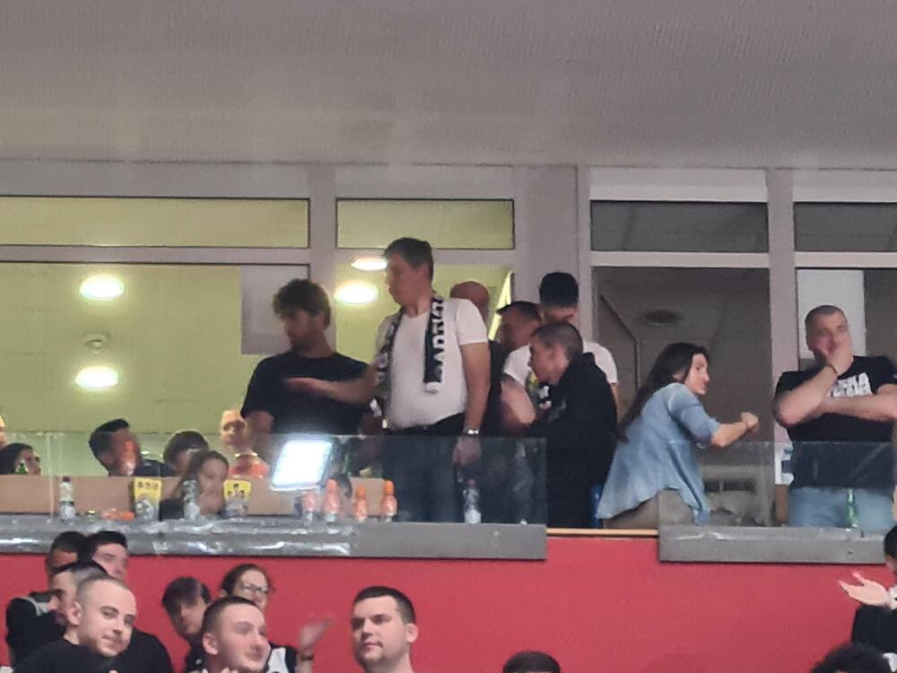 Novak Đoković, Novak Đoković na utakmici KK Partizan