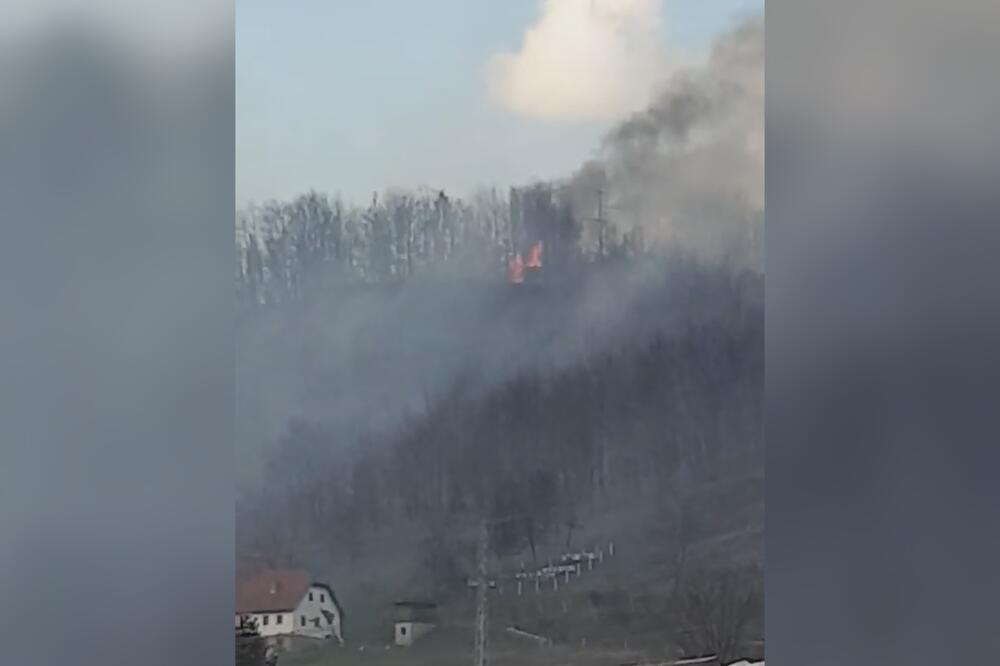 VELIKI POŽAR KOD PRIBOJSKE BANJE: Gore HEKTARI šume, VATRA preti da se približi NASELJENIM KUĆAMA! (FOTO)
