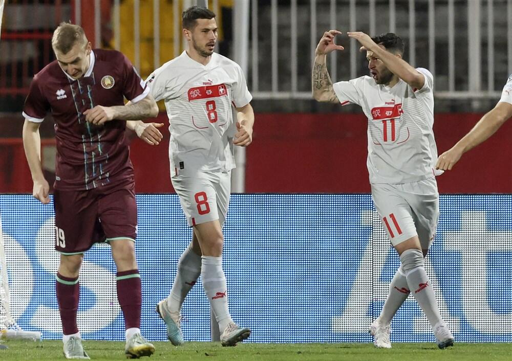 Fudbalska reprezentacija Belorusije, Fudbalska reprezentacija Švajcarske