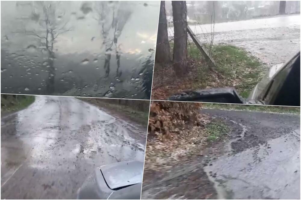 "NEOBIČNO DA PRE APRILA PADA GRAD": Nevreme protutnjalo Srbijom, stručnjaci zatečeni zbog LEDENICA! (FOTO)