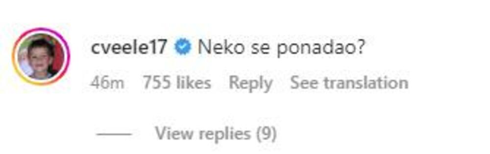 Komentar Luke Cvetićanina