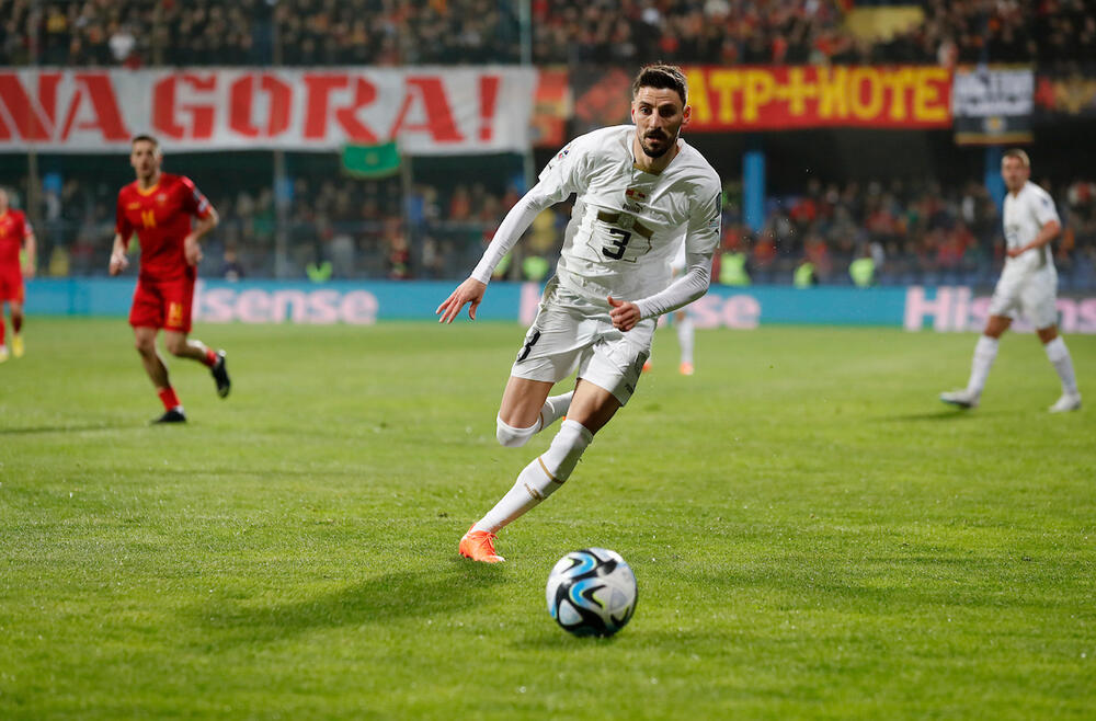 Filip Mladenović u dresu reprezentacije Srbije