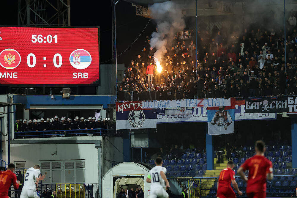 UEFA KAZNILA SRBIJU: Ispad navijača SKUPO koštao "Orlove", bez publike protiv Mađara, ali to nije sve!
