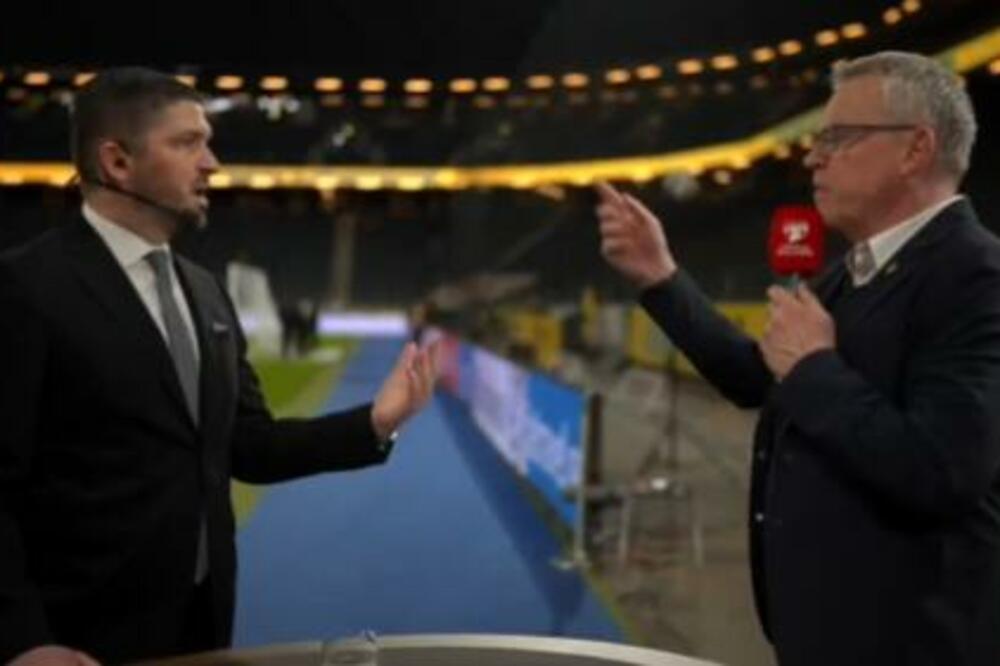 BIVŠI IGRAČ ZVEZDE I SELEKTOR ŠVEDSKE UŠLI U KLINČ U PRENOSU UŽIVO: Koga je trebalo da predstavljam? Srbiju? VIDEO