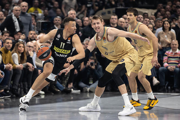 DOBRA BORBA ALI NA KRAJU PORAZ: Partizan protiv razigrane Barselone nije iskoristio prvu meč loptu za Top 8!