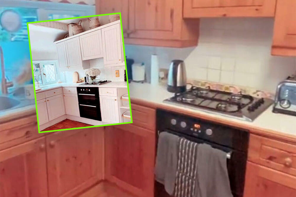 KUHINJA JE BILA STARA 40 GODINA, A ONA JU JE RENOVIRALA ZA 14.000 DINARA: Svi se pitaju kako, evo u čemu je caka