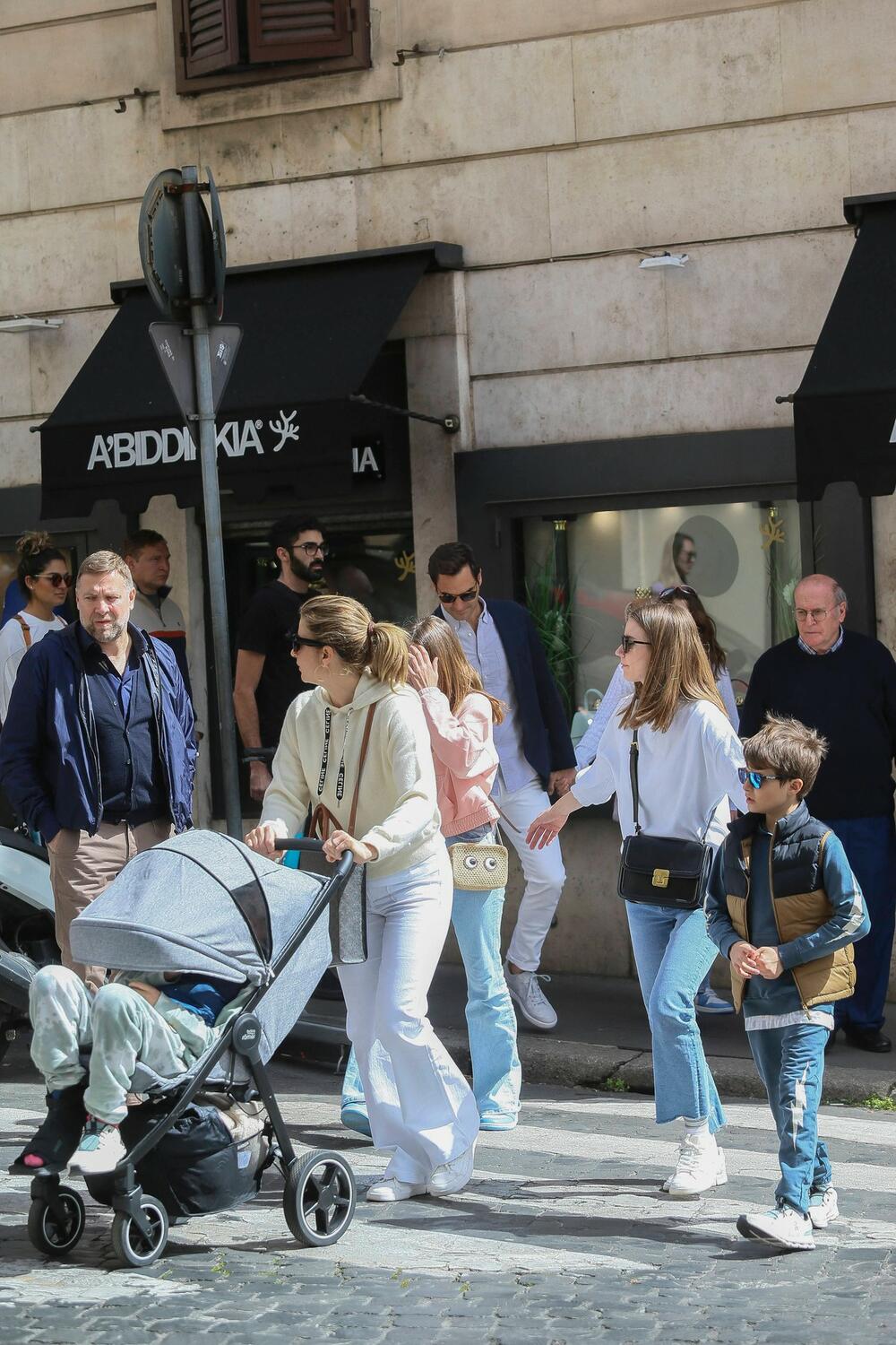 Rodžer Federer, Mila Rouz Federer, Mirka Federer, Miroslava Federer, Šarlin Federer, Šarlin Riva Federer