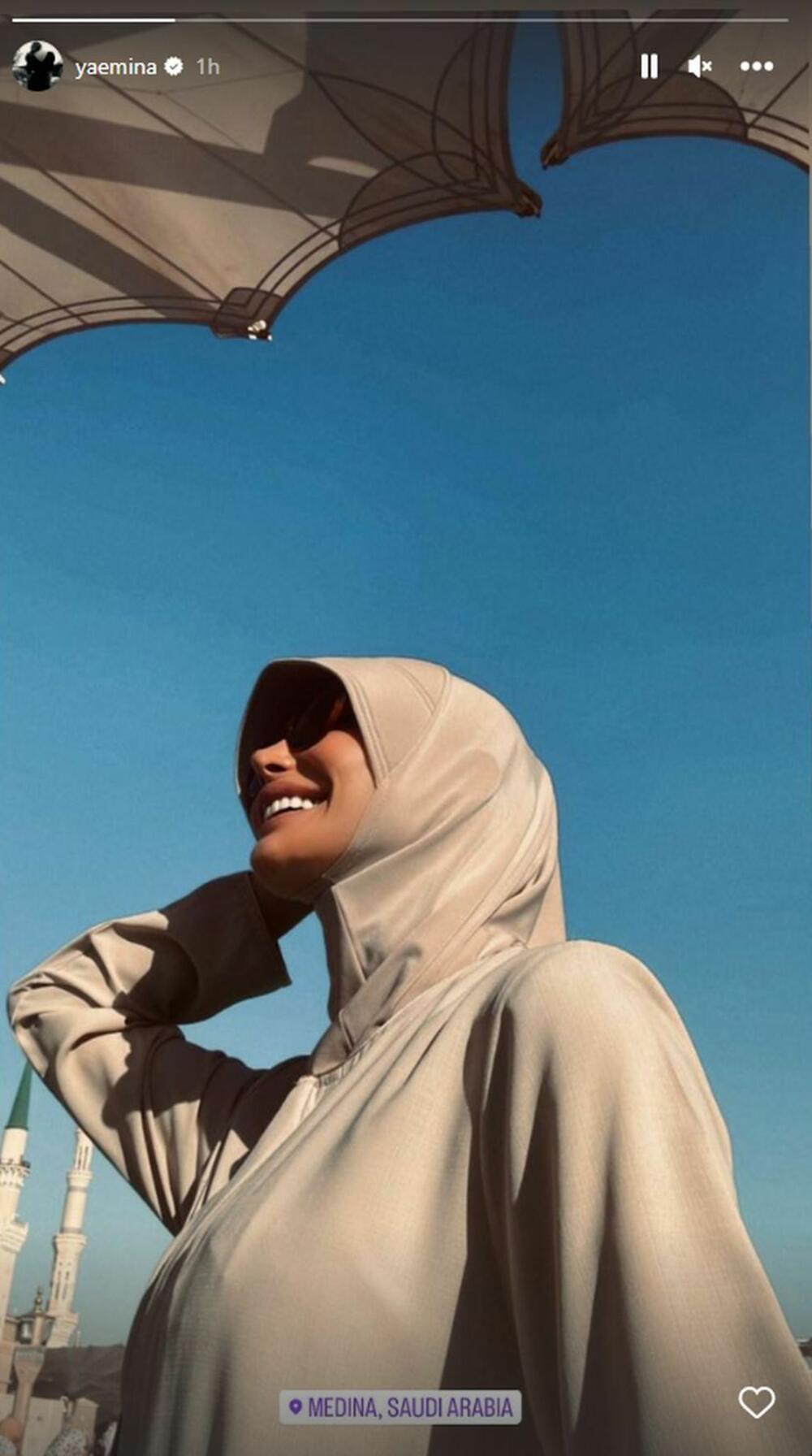 Emina je prošle godine posetila Medinu