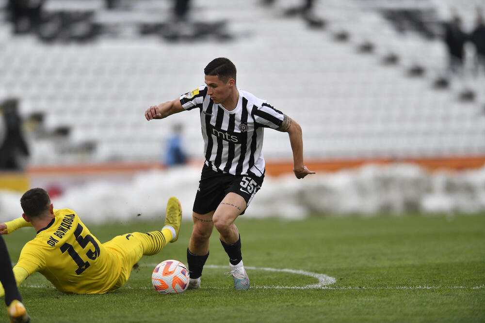 Danilo Pantić na utakmici Partizana i Voždovca