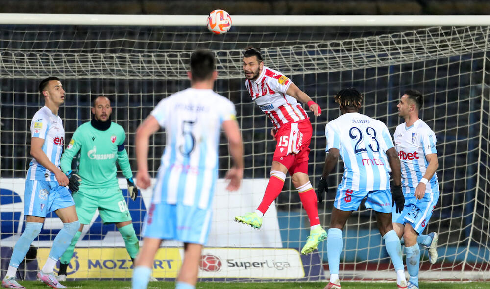 Detalj sa utakmice Spartaka i Crvene zvezde u Subotici