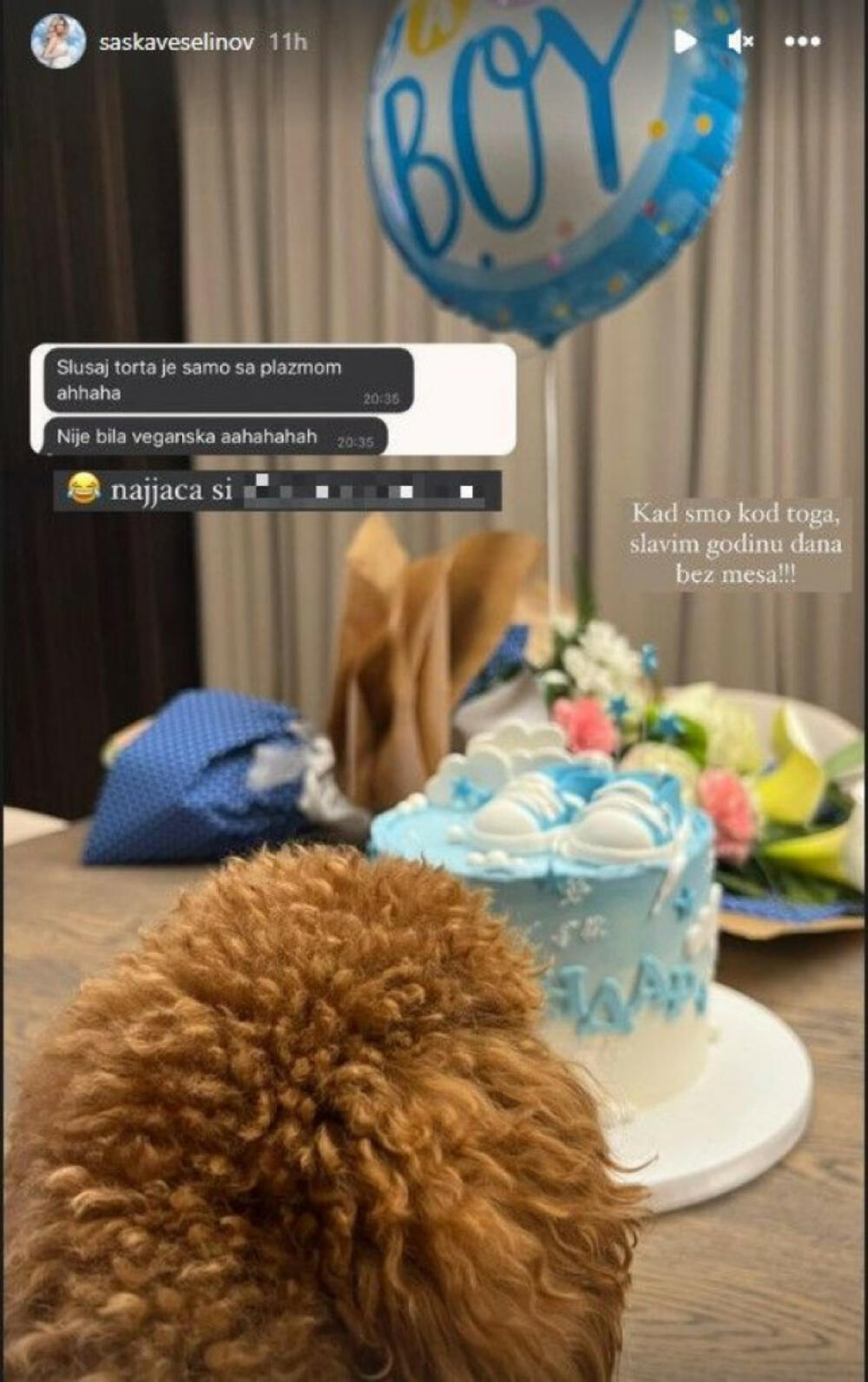 Saška, kao i Jelena Đoković, ne jede meso 