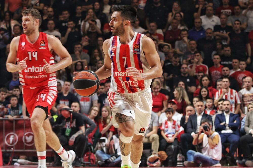 ZVEZDA ODLIČNOM KOŠARKOM DO SJAJNE POBEDE! Olimpijakos nemoćan protiv magičnog Kampaca i družine! (VIDEO)