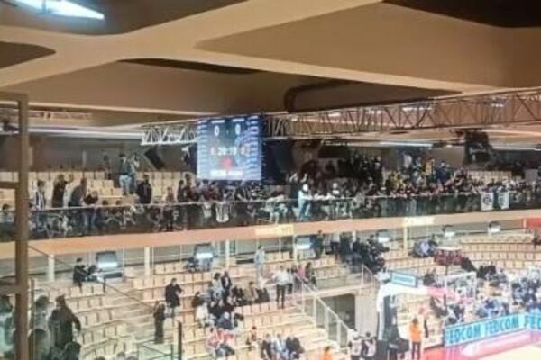 GROBARI ZAGRMELI U MONAKU: Košarkaši Partizana imaju "meč loptu", a navijači nastavlja sa MISIJOM