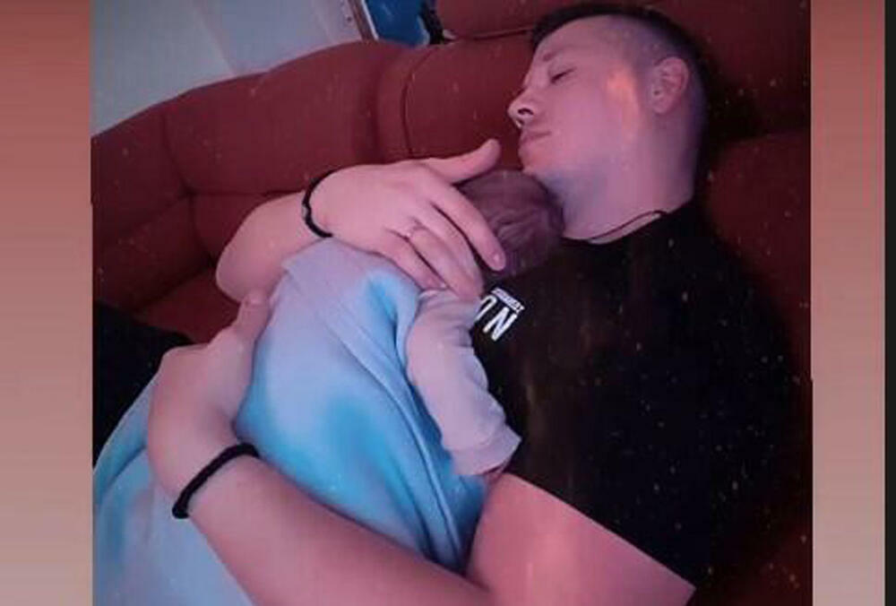 Sloba Radanović sa sinom