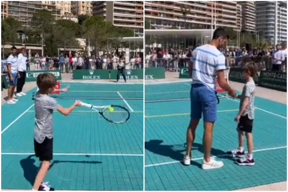 ĐOKOVIĆ ŠOU: Novak imitirao velikog rivala, a onda se i Stefan uključio! (VIDEO)