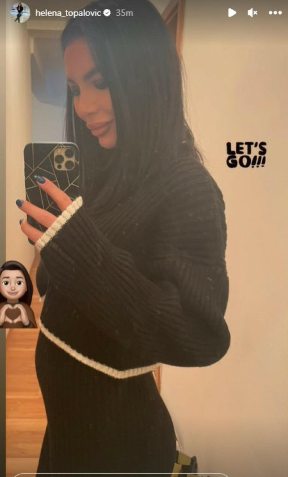 Helena Topalović pokazala trudnički stomak