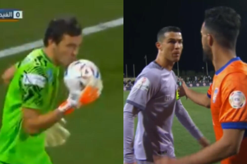 STOJKOVIĆ STOPIRAO RASPUCANOG RONALDA: Kristijano besneo a onda se poneo kao čovek i oduševio golmana! (FOTO/VIDEO)