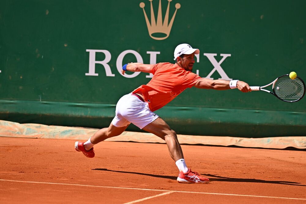 Detalj sa Novakovog meča protiv Ivana Gahova